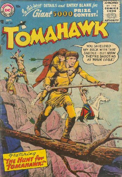 Cover for Tomahawk (DC, 1950 series) #43