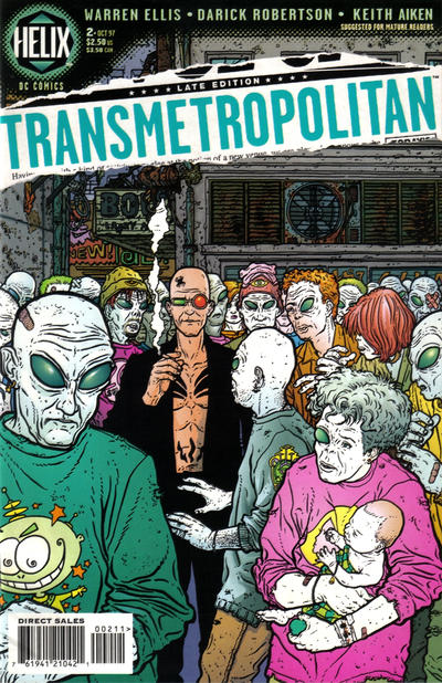 Cover for Transmetropolitan (DC, 1997 series) #2