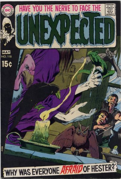 Cover for The Unexpected (DC, 1968 series) #118
