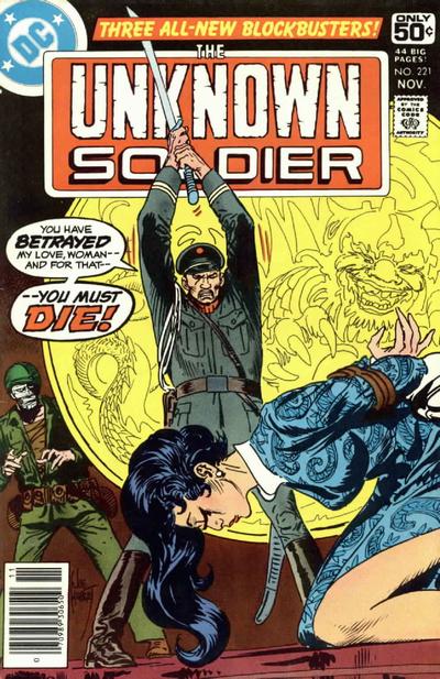 Cover for Unknown Soldier (DC, 1977 series) #221