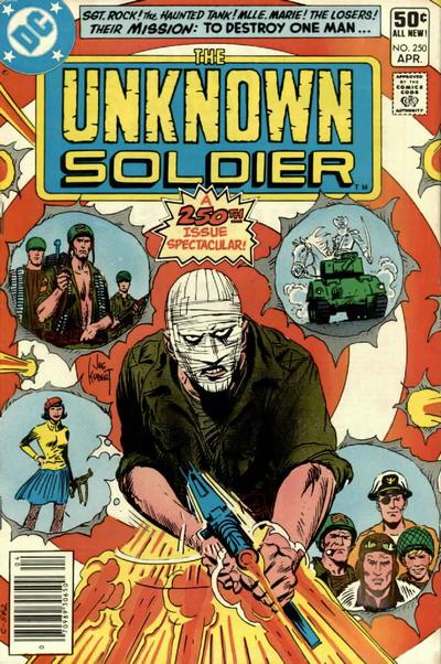 Cover for Unknown Soldier (DC, 1977 series) #250 [Newsstand]