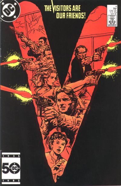 Cover for V (DC, 1985 series) #4 [Direct]