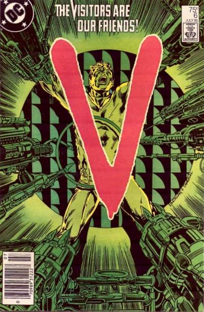 Cover for V (DC, 1985 series) #6 [Newsstand]