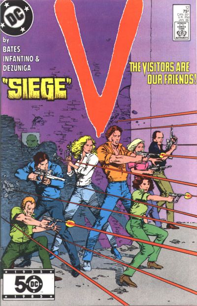 Cover for V (DC, 1985 series) #12 [Direct]