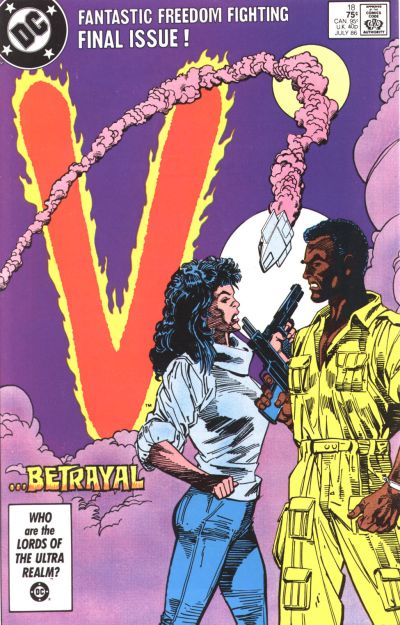 Cover for V (DC, 1985 series) #18 [Direct]