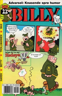 Cover Thumbnail for Billy (Hjemmet / Egmont, 1998 series) #22/2001