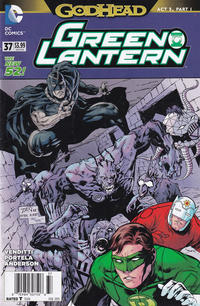 Cover for Green Lantern (DC, 2011 series) #37 [Newsstand]