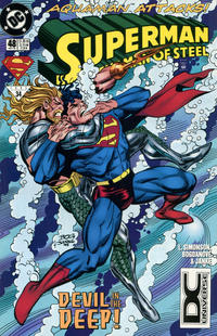 Cover for Superman: The Man of Steel (DC, 1991 series) #48 [DC Universe Corner Box]