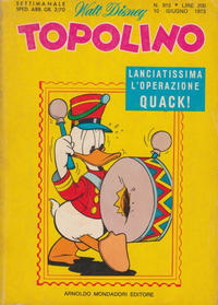 Cover Thumbnail for Topolino (Mondadori, 1949 series) #915