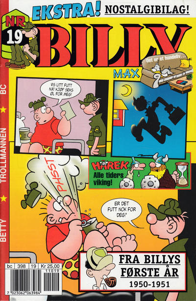 Cover for Billy (Hjemmet / Egmont, 1998 series) #19/2001