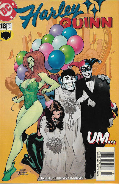 Cover for Harley Quinn (DC, 2000 series) #18 [Newsstand]
