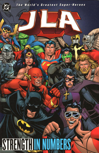 Cover for JLA (DC, 1997 series) #4 - Strength in Numbers [Third Printing]