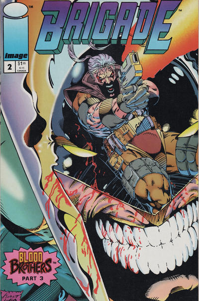 Cover for Brigade (Image, 1993 series) #2 [non-foil cover]