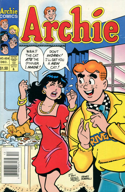 Cover for Archie (Archie, 1959 series) #454 [Newsstand]
