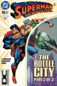 Cover for Superman: The Man of Steel (DC, 1991 series) #60 [DC Universe Corner Box]