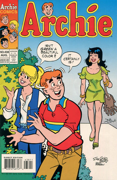 Cover for Archie (Archie, 1959 series) #438 [Direct Edition]
