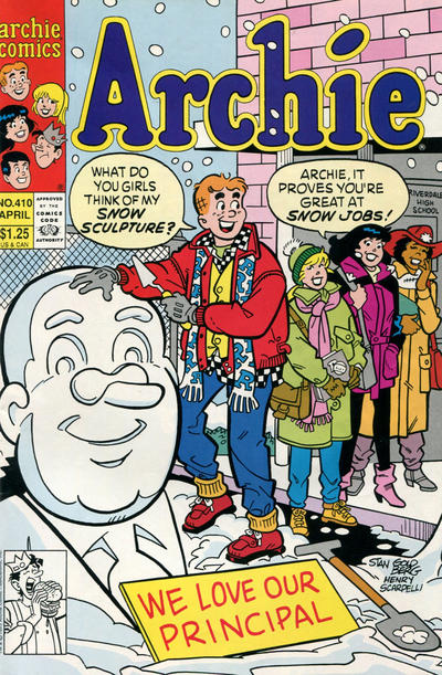 Cover for Archie (Archie, 1959 series) #410 [Direct]