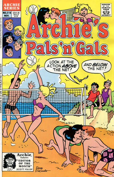 Cover for Archie's Pals 'n' Gals (Archie, 1952 series) #219 [Direct]