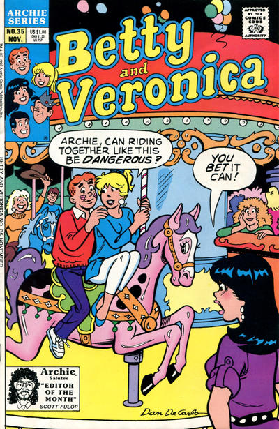 Cover for Betty and Veronica (Archie, 1987 series) #35 [Direct]