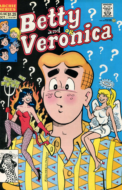 Cover for Betty and Veronica (Archie, 1987 series) #56 [Direct]