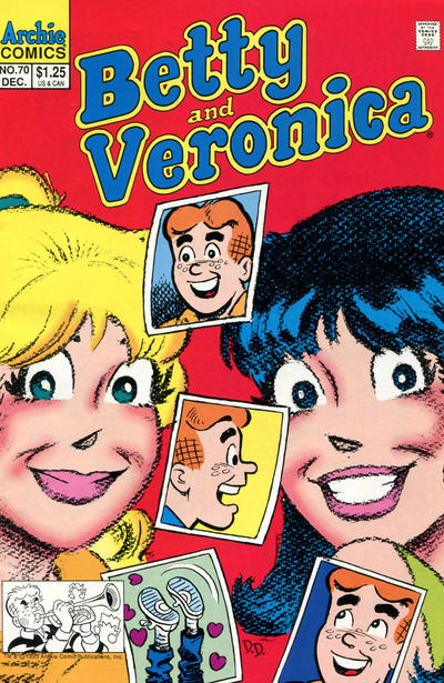 Cover for Betty and Veronica (Archie, 1987 series) #70 [Direct]
