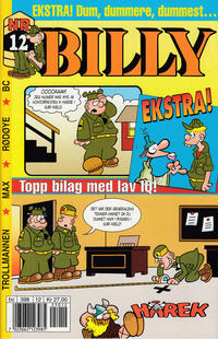 Cover Thumbnail for Billy (Hjemmet / Egmont, 1998 series) #12/2002