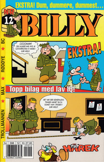 Cover for Billy (Hjemmet / Egmont, 1998 series) #12/2002