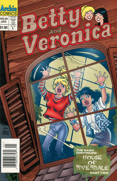 Cover for Betty and Veronica (Archie, 1987 series) #95 [Newsstand]