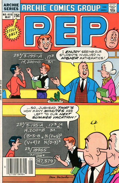 Cover for Pep (Archie, 1960 series) #406 [Canadian]