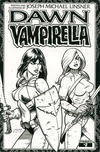 Cover Thumbnail for Dawn / Vampirella (2014 series) #2 [Incentive Joseph Michael Linsner Pure Line Art Variant]