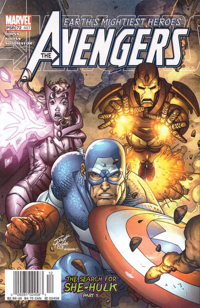 Cover for Avengers (Marvel, 1998 series) #72 (487) [Newsstand]