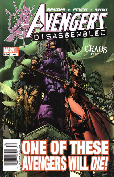 Cover for Avengers (Marvel, 1998 series) #502 [Newsstand]