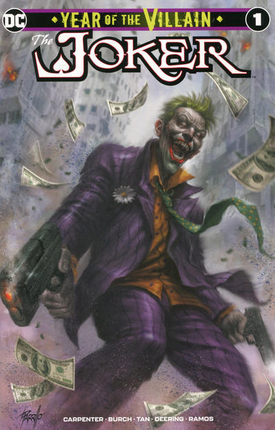 Cover for The Joker: Year of the Villain (DC, 2019 series) #1 [Scorpion Comics Lucio Parrillo Cover]