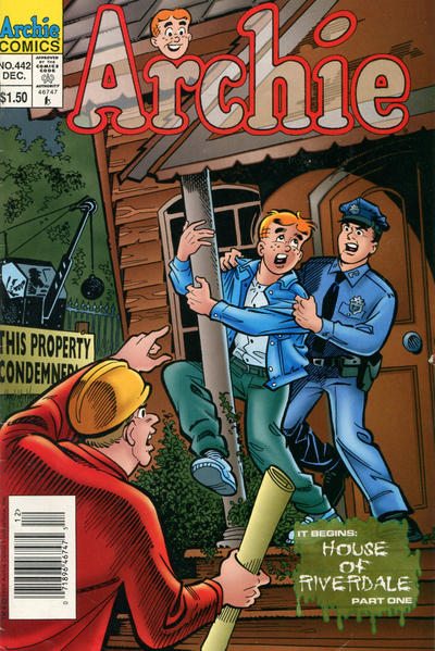 Cover for Archie (Archie, 1959 series) #442 [Newsstand]