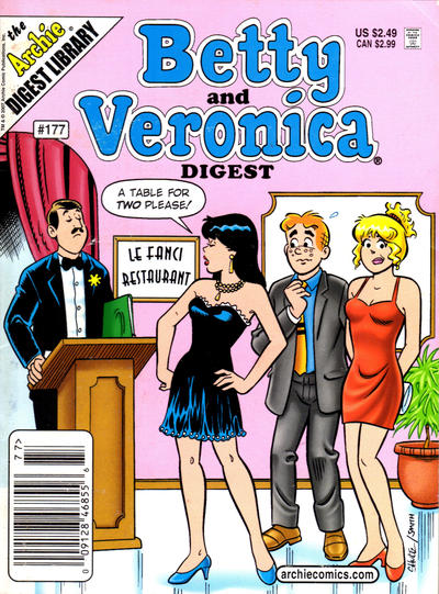Cover for Betty and Veronica Comics Digest Magazine (Archie, 1983 series) #177 [Newsstand]