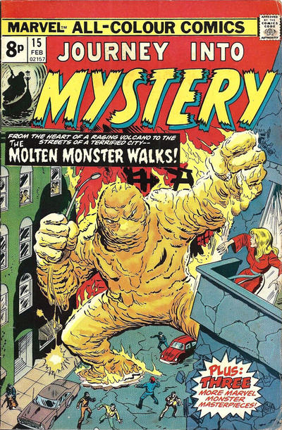 Cover for Journey into Mystery (Marvel, 1972 series) #15 [British]