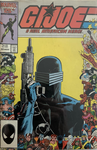 Cover for G.I. Joe, A Real American Hero (Marvel, 1982 series) #53 [Second Print]