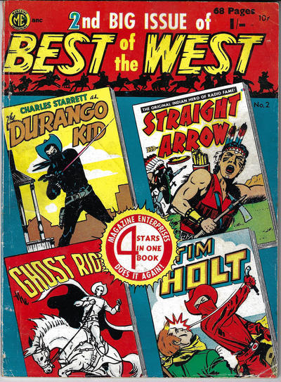 Cover for Best of the West (Cartoon Art, 1951 series) #2