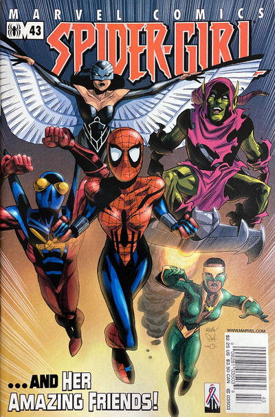 Cover for Spider-Girl (Marvel, 1998 series) #43 [Newsstand]