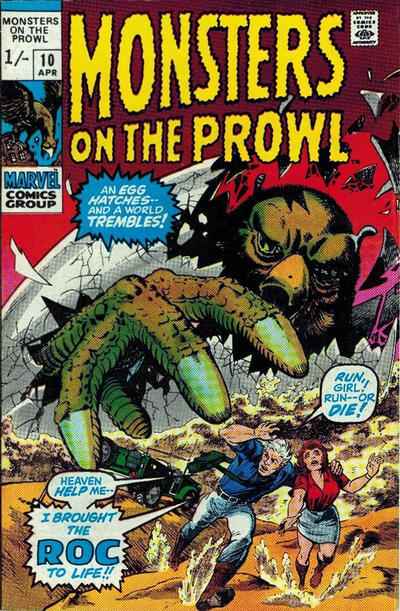Cover for Monsters on the Prowl (Marvel, 1971 series) #10 [British]
