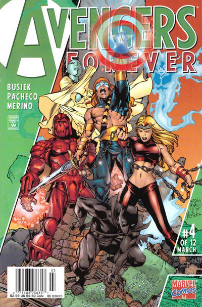 Cover for Avengers Forever (Marvel, 1998 series) #4 [Newsstand]