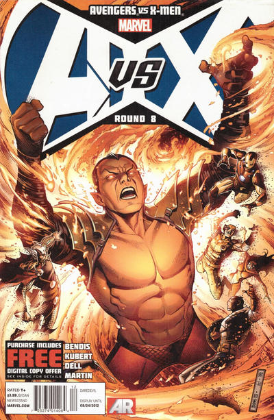 Cover for Avengers vs. X-Men (Marvel, 2012 series) #8 [Newsstand]