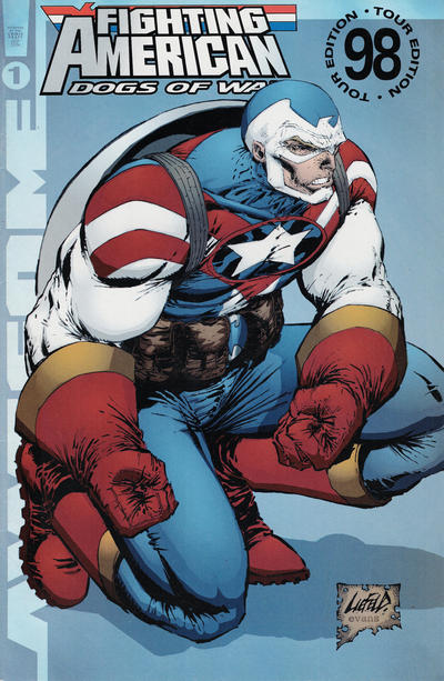 Cover for Fighting American: Dogs of War (Awesome, 1998 series) #1 [98 Tour Edition]