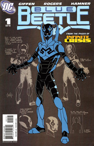 Cover for The Blue Beetle (DC, 2006 series) #1 [Third Printing]