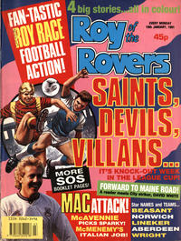 Cover Thumbnail for Roy of the Rovers (IPC, 1976 series) #19 January 1991 [740]