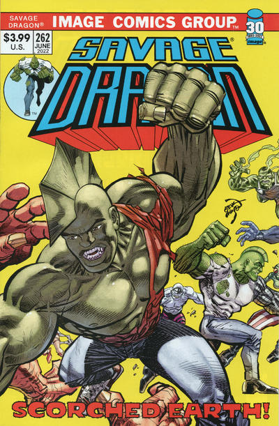 Cover for Savage Dragon (Image, 1993 series) #262 [70's Trade Dress]