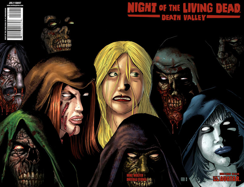 Cover for Night of the Living Dead: Death Valley (Avatar Press, 2011 series) #5 [WRAPAROUND]