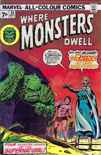 Cover for Where Monsters Dwell (Marvel, 1970 series) #30 [British]