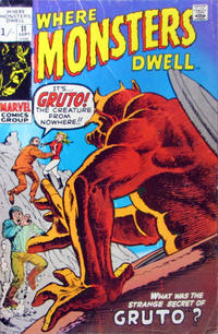 Cover for Where Monsters Dwell (Marvel, 1970 series) #11 [British]