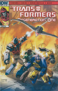Cover Thumbnail for Transformers: Regeneration One (IDW, 2012 series) #98 [Cover A - Andrew Wildman]